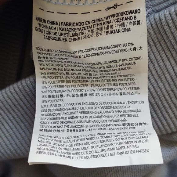 Vans Flying‎ V FT Boxy Sweatshirt Zen Blue Sz S - Picture 7 of 8